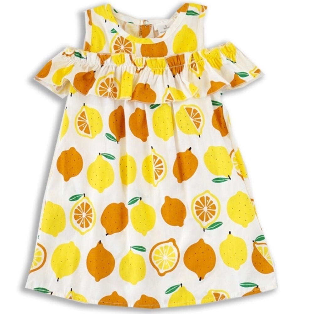 💄Lemon Ruffle Dress🍋🍋🍋